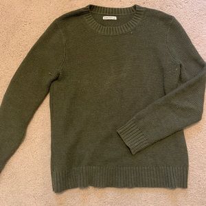 Green j crew sweater